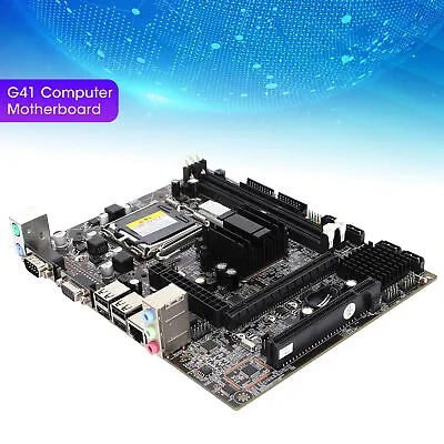 Motherboard LGA 775 DDR3 For G41 Chipset Dual Channel Desktop Computer BGS • £46.01