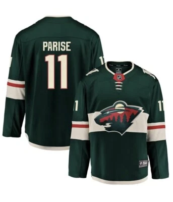 $57 • Buy Sz 2XL Fanatics Breakaway NHL Minnesota Wild #11 Zach Parise Hockey Jersey $175