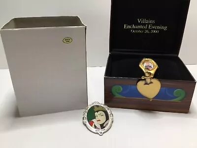 Disneyland 2000 Villain's Enchanted Evening Watch & Pin In Original Box - AS IS • $59