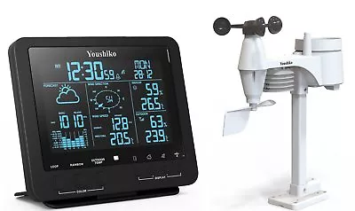 Weather Station With MSF Radio Control Clock ( UK Version ) Indoor / Outdoor • £119.99