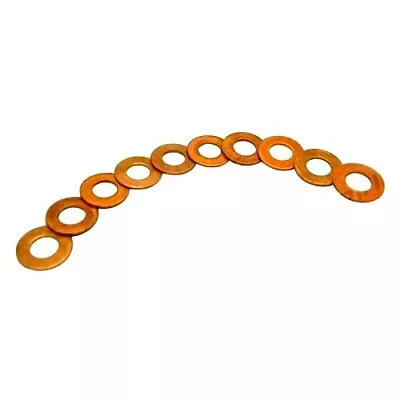 £8.25 • Buy FUEL INJECTOR COPPER WASHERS (x10) FOR SOME MASSEY FERGUSON TRACTORS.
