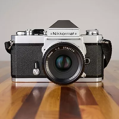 Nikon Nikkormat FT3 35mm SLR Camera W/Nikkor 50mm F/2 Lens - Meter Works! • $51