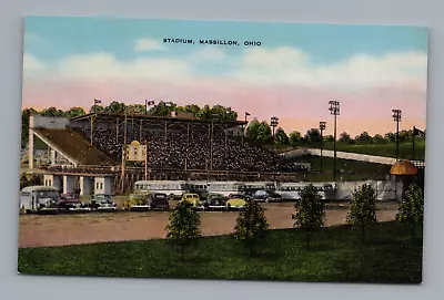 Postcard Stadium Massillon Ohio *A3994 • $6