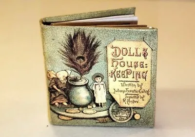 $12 • Buy 1:12 Scale Miniature Book Doll’s Housekeeping Pre 1900 Dollhouse Scale