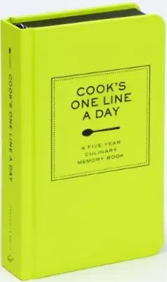 £5.21 • Buy Cooks One Line A Day: A Five-Year Culinary Memory Book (Journals), , Used; Good 
