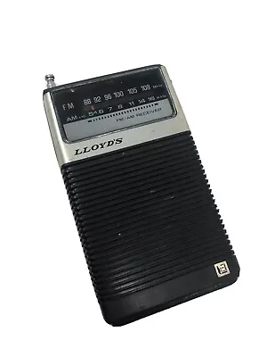 $9.99 • Buy Vintage Lloyds Radio, Model N707 Series 724A, AM FM Tuning, Receiver