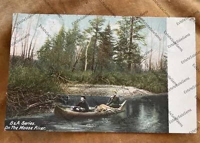 Antique Pre-1913 Postcard B&A Series On The Moose River Maine • $9.99