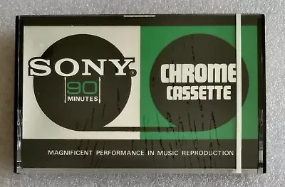 Sony Chrome C-90CR Audio Cassette Tape Blank New & Sealed 1972 Japan  • £24.99