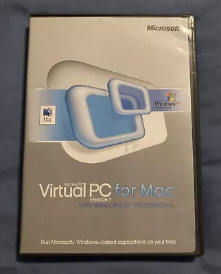 Microsoft Office Mac 2004 Professional Edition With Virtual PC For Mac Version 7 • $19.98