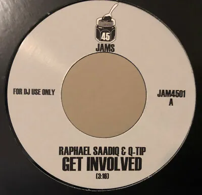 £13.99 • Buy Raphael Saadiq & Q-tip “ Get Involved “ / “ Vivrant Thing “ New Uk 7 Vinyl