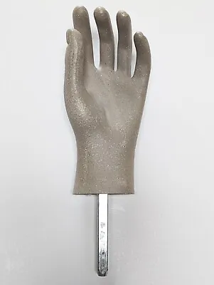 #RSM-C Used Mannequin LEFT Hand In Gray Stone Finish Large Female Or Small Male • $14.75