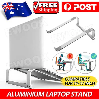 $13.95 • Buy Portable Aluminium Laptop Stand Tray Holder Cooling Riser For 11”-17” MacBook