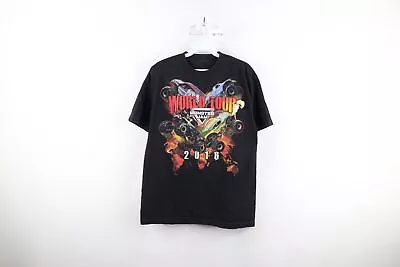 Y2K 2016 World Tour Monster Jam Mens M Faded Monster Truck Grave Digger T-Shirt • $50.96