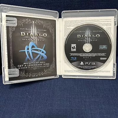 Diablo III: Reaper Of Souls Ultimate Evil Edition (PlayStation 3 2014) Tested • $12