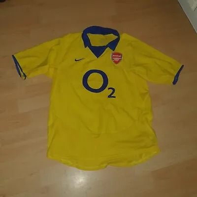£70 • Buy Nike Arsenal 2003-04 Away Thierry Henry Football Shirt Jersey Size S