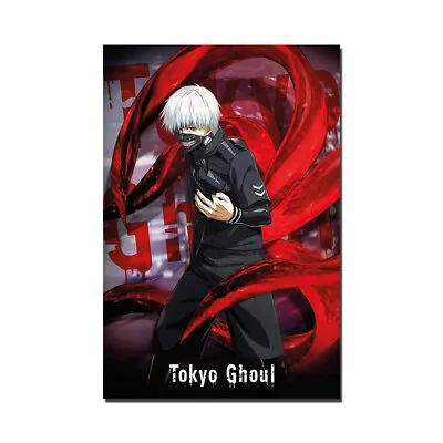 Tokyo Ghoul Japan Anime Poster Canvas Silk Art Print Wall Painting 24x36 Inch • $4.74