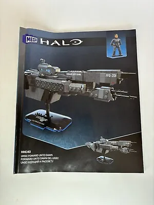 MEGA Construx Bloks HALO UNSC Forward Unto Dawn Navy Ship Building Set **MANUAL • $20