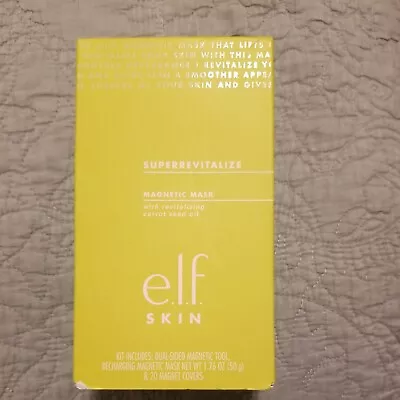 E.L.F. Skin Super Revitalize Magnetic Face Mask W/ Revitalizing Carrot Seed Oil • $11.54