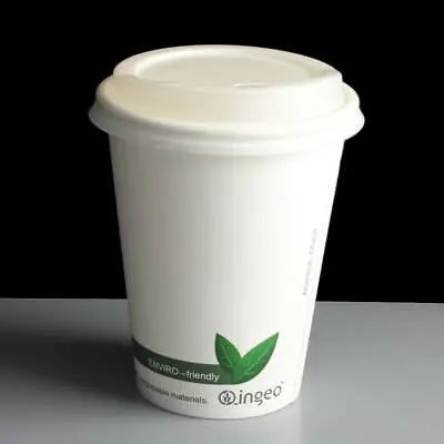 Disposable Recyclable Paper Cups Biodegradable Coffee Cups Compostable Cups  • £10.45