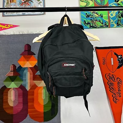 $20 • Buy Vintage Eastpak Backpack Black Made In USA