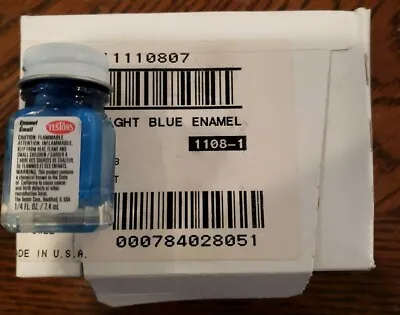 Testors 1/4 Oz Light Blue Enamel Model Paint 1108TT TES1108T • $5.49