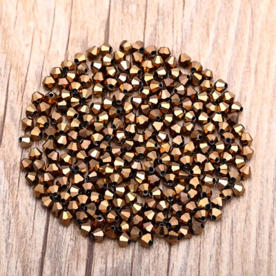 $1.48 • Buy 200pcs 2mm Glass Crystal Bicone Beads Loose Beads DIY Jewelry Make #5301 