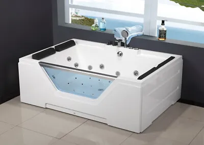 2 Person JETTED BATHTUB  AIR Bath HEATER TOUCH PANEL 67  × 47 . Free S/H SALE • $3350