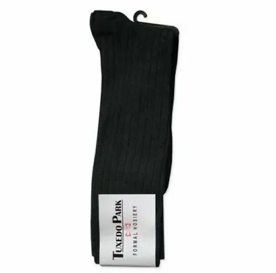 $7.25 • Buy NEW Men's Black Thin Tuxedo Formal Dress Socks Formal Hosiery Free Ship