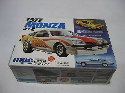 Empty Box Only - MPC 1977 Chevy Monza 2+2 Model Kit #1-7716 • $13.46