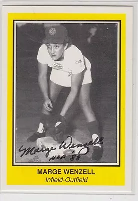 Marge Wenzell Auto Card Aagpbl Fort Wayne Daisies Aagpbl League Of Their Own • $9.99