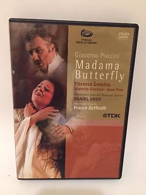 Giacomo Puccini Madama Butterfly Fiorenza Cedolins DVD Daniel Oren Tested  • $14.67