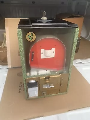 1940s Basketball Victor Vending Trade Stimulator  Gumball Machine MARCH MADNESS • $295