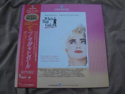 Laser Disc / Madonna Starring Who'S That Girl LD Foreign Movie Japan GK • $71.85