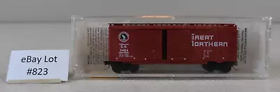 (Lot 823) N Scale Model Micro Trains 40' Box Car Great Northern 3484 • $7.99