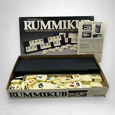 Vintage The Original Rummikub The Fast Moving Rummy Tile Game For Family • $24.99