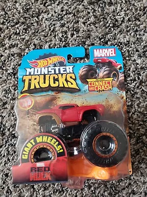 2019 Hot Wheels Monster Trucks Target Exclusive Marvel Comics Red Hulk  • $14.95