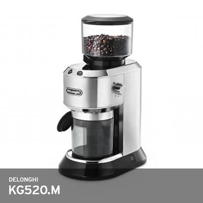 Delonghi Dedica KG520.M Coffee Grinder Mill 150W 6 Lbs Silver Ups **220~240V** • $649.17