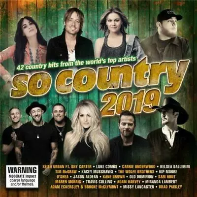 SO COUNTRY 2019 2CD NEW Keith Urban Luke Combs Carrie Underwood Kelsea Ballerini • $24.85