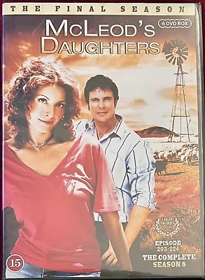 McLEODS DAUGHTERS Season 8 FINAL SERIES DVD 6 Disc Boxset Danish Release • £44.97