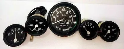 $26.34 • Buy JEEP Willys Speedometer Fits 1946-66 CJ-2A, 3A, 3B,M38, M38A1 Gauges Kit Black