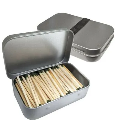 Green Tip Safety Matches 2 Tins 315 Count Light On Tin • $16.97