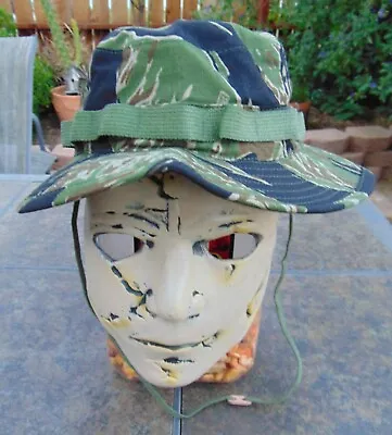 Vietnam Tiger Stripe Camo U.S.A. Boonie Hat Large Sznew Reproductionfree Ship • $24.99