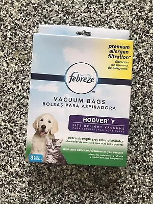 Febreeze Hoover Style Y Bag With Pet Odor Eliminator Scent Vacuum Bags • $4.99