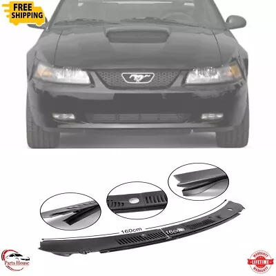 For 1999-2004 Ford Mustang Front Windshield Wiper Cowl Vent Grille Panel Black • $53.45