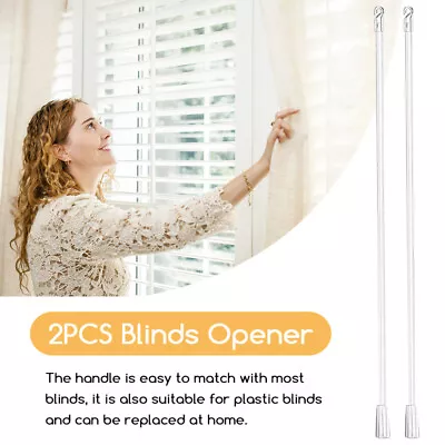 Accessories Pulling Rod Vertical Blind Wand With Hook Grip Opener Long# • £3.46