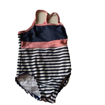 £0.99 • Buy Prenatal Girls 0-3 Months - Swimming Costume Leotard Blue Pink Multi Design