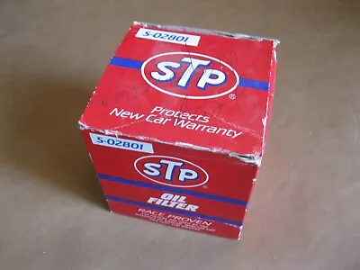 Vintage STP S-02801 Oil Filter In Box. NOS • $4