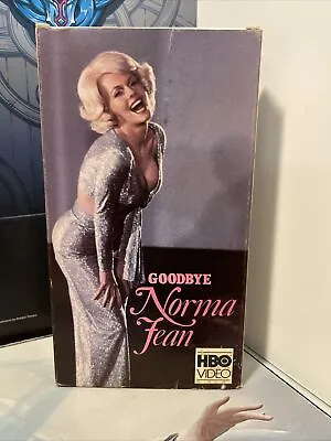 Goodbye Norma Jean VHS Misty Rowe Terrence Locke Marilyn Monroe Bb10 • $9.80