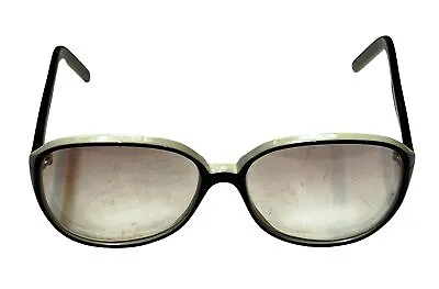 Vintage VALENTINO Italy Sunglasses Universal White FLORA Frames MOD 1960's 1970 • $89.99