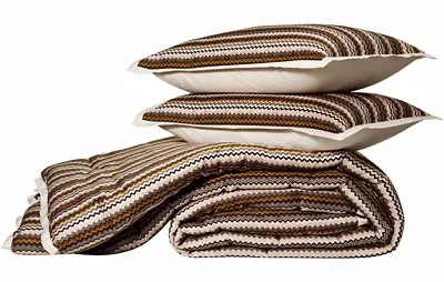 MISSONI For Target Mini Chevron 3 Pcs Full/Queen Comforter & 2 Shams Set NWT • $375